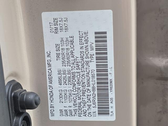 used 2017 Honda CR-V car, priced at $19,995