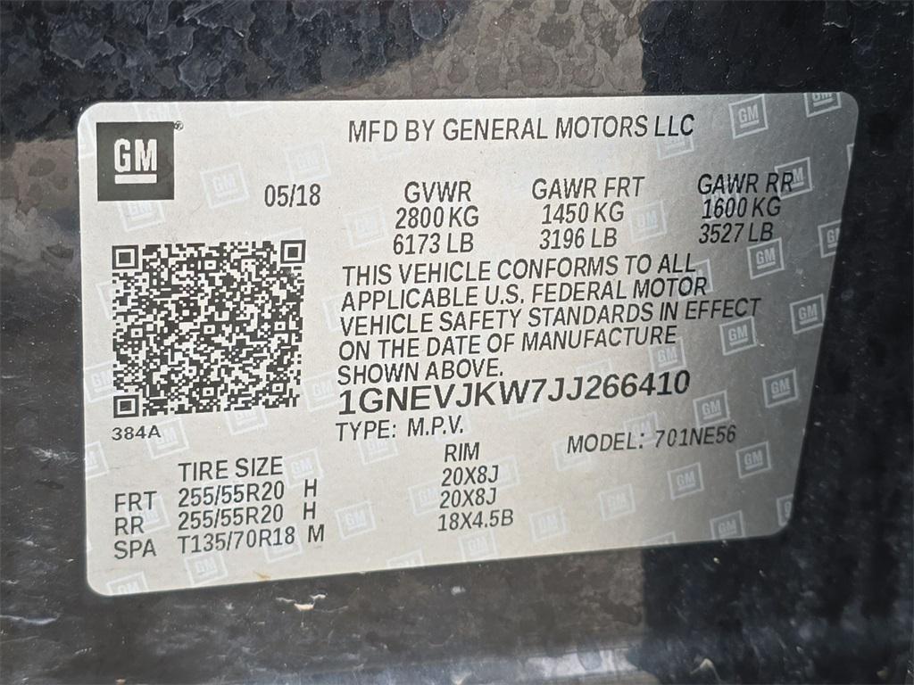 used 2018 Chevrolet Traverse car, priced at $15,769