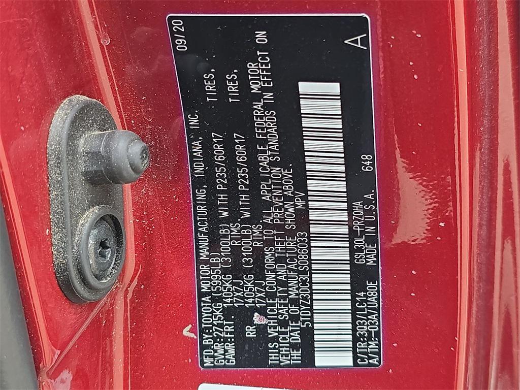 used 2020 Toyota Sienna car, priced at $26,783