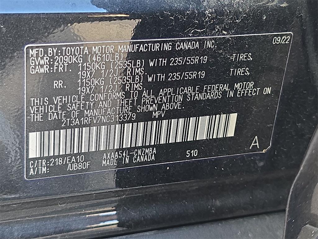 used 2022 Toyota RAV4 car, priced at $31,325