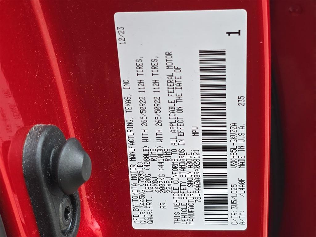 used 2024 Toyota Sequoia car, priced at $69,995