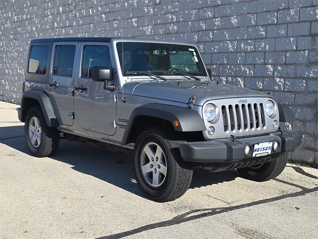 used 2017 Jeep Wrangler Unlimited car, priced at $17,995