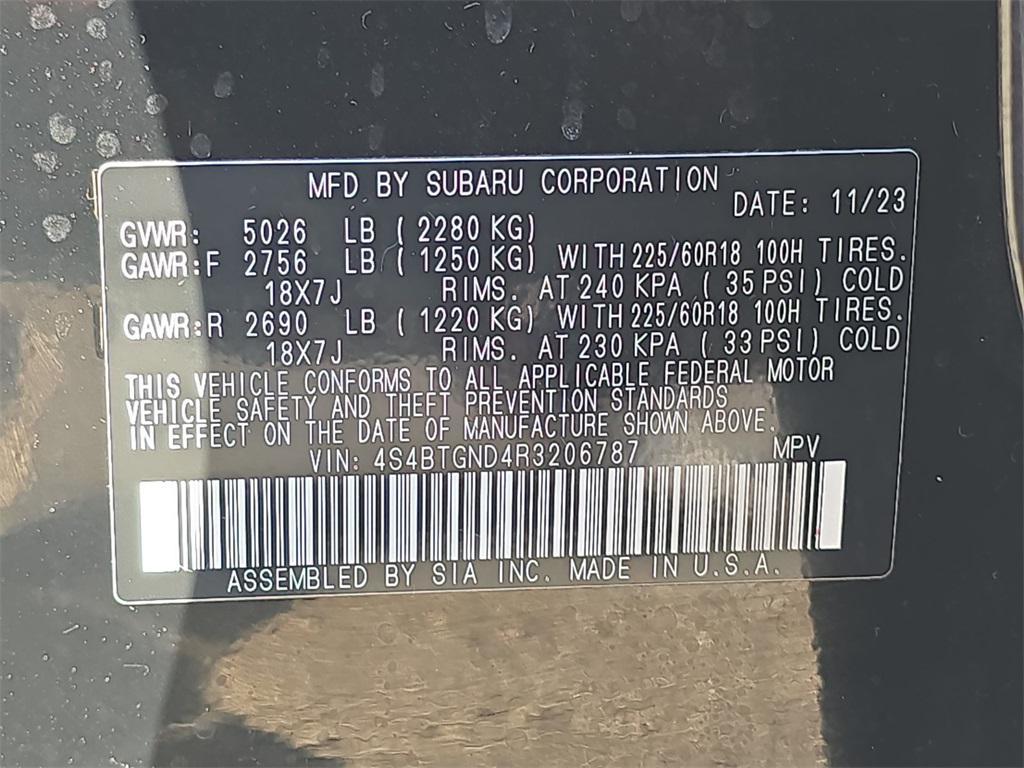 used 2024 Subaru Outback car, priced at $34,694