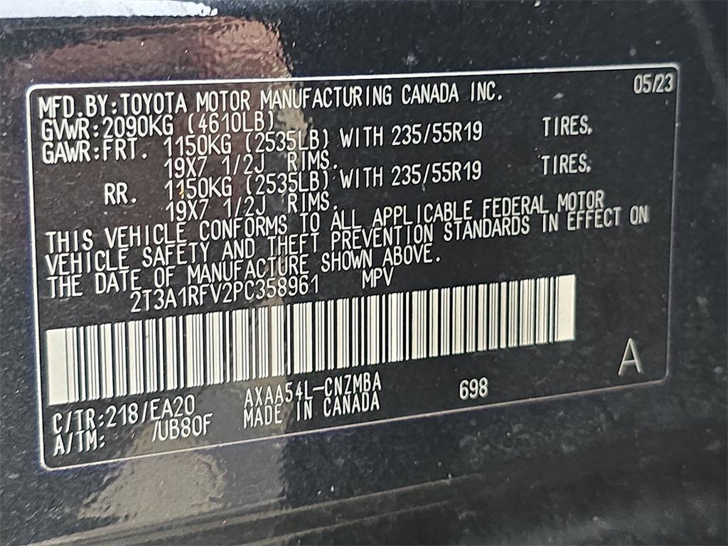 used 2023 Toyota RAV4 car, priced at $35,303