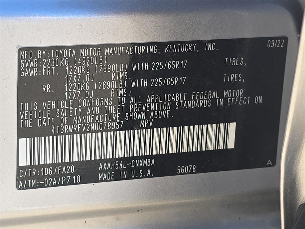 used 2022 Toyota RAV4 Hybrid car, priced at $33,031