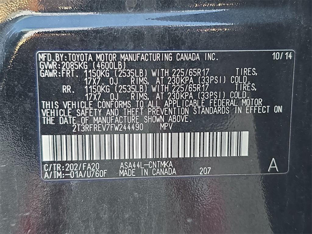 used 2015 Toyota RAV4 car, priced at $11,612