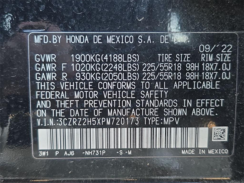 used 2023 Honda HR-V car, priced at $25,995