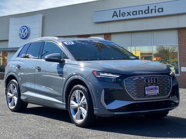 used 2023 Audi Q4 e-tron car, priced at $27,300
