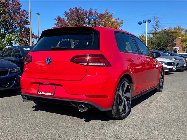 used 2020 Volkswagen Golf GTI car, priced at $21,800