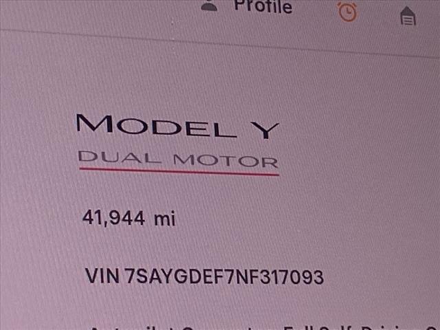 used 2022 Tesla Model Y car, priced at $30,900