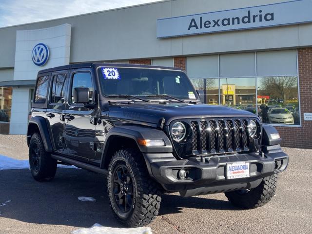 used 2020 Jeep Wrangler Unlimited car, priced at $22,900