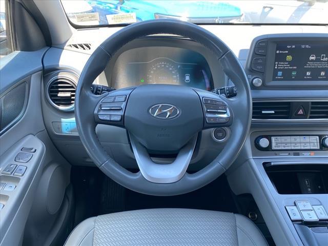 used 2021 Hyundai Kona EV car, priced at $18,500