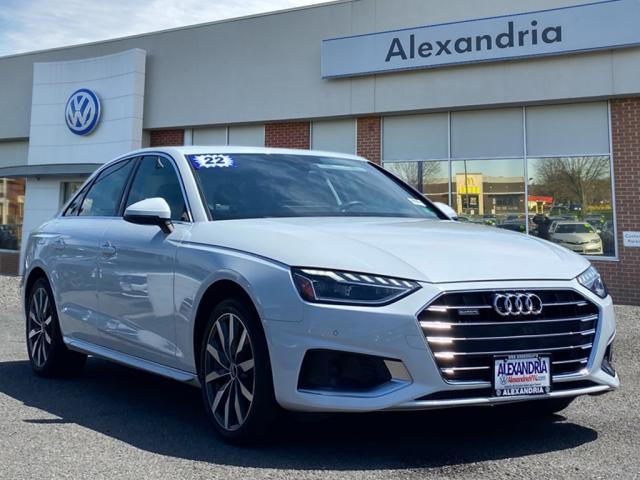 used 2022 Audi A4 car, priced at $28,800