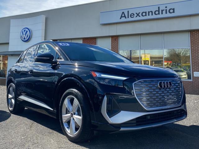 used 2025 Audi Q4 e-tron car, priced at $33,500