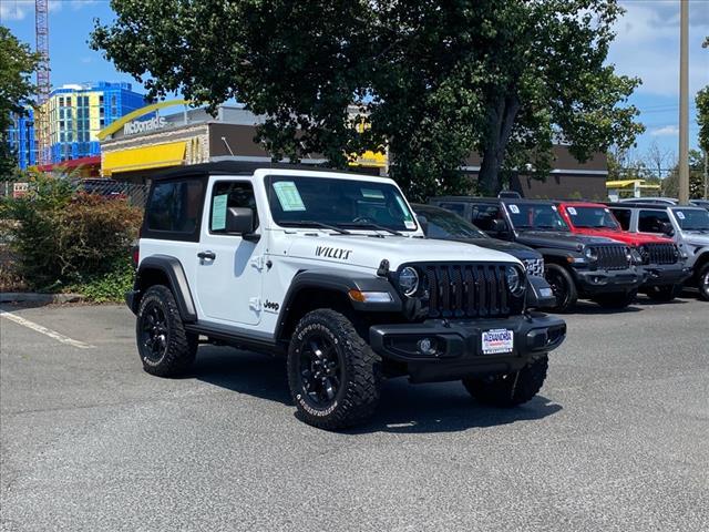 used 2021 Jeep Wrangler car, priced at $29,400