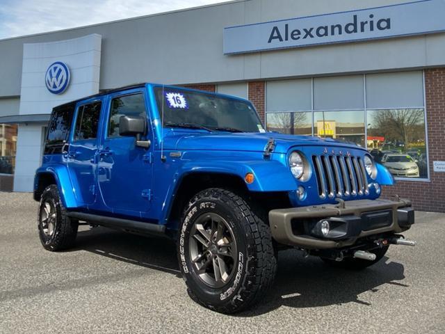 used 2016 Jeep Wrangler Unlimited car, priced at $24,400