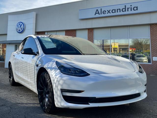 used 2023 Tesla Model 3 car, priced at $34,500