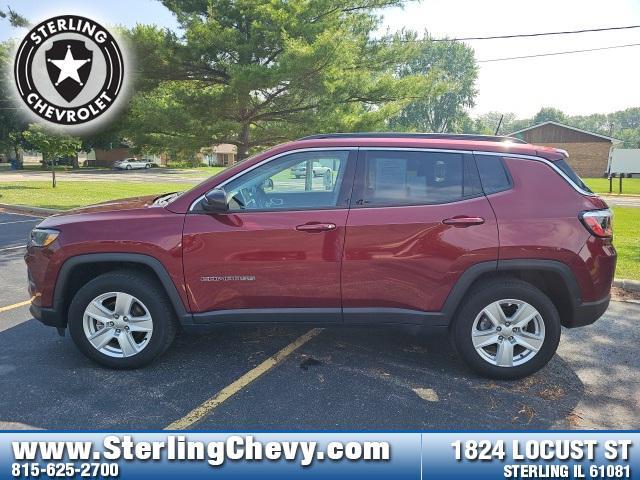 used 2022 Jeep Compass car, priced at $22,525
