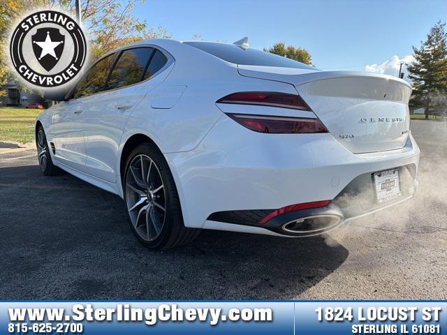 used 2022 Genesis G70 car, priced at $33,599