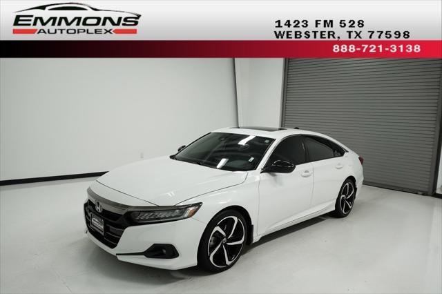 used 2021 Honda Accord car, priced at $24,999