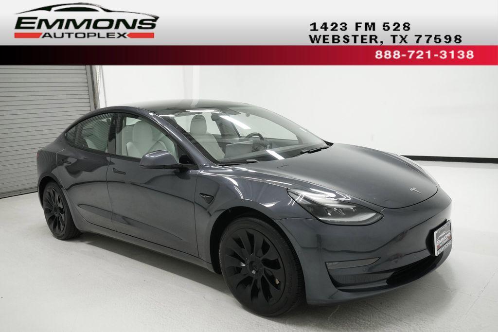 used 2021 Tesla Model 3 car, priced at $21,999