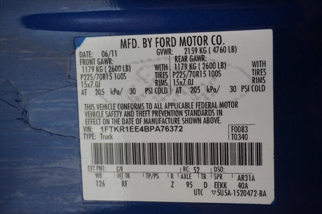 used 2011 Ford Ranger car, priced at $12,999