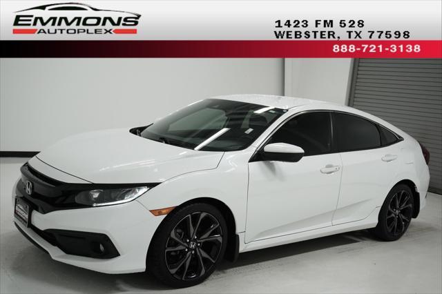 used 2020 Honda Civic car, priced at $21,999