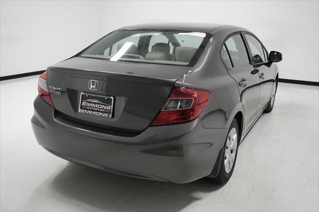 used 2012 Honda Civic car, priced at $14,999