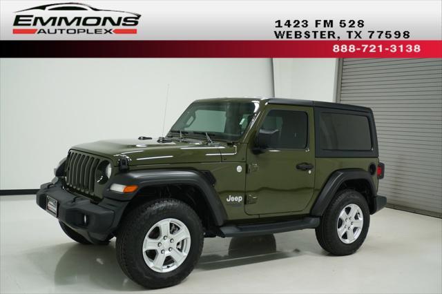 used 2021 Jeep Wrangler car, priced at $25,999