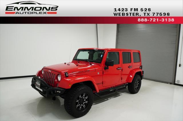 used 2016 Jeep Wrangler Unlimited car, priced at $29,999