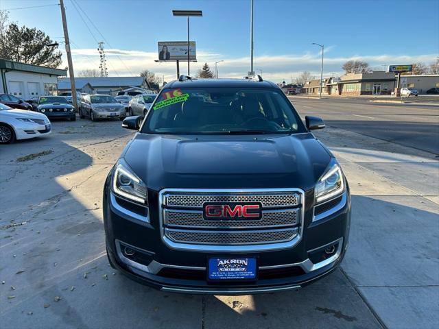 used 2016 GMC Acadia car, priced at $16,495