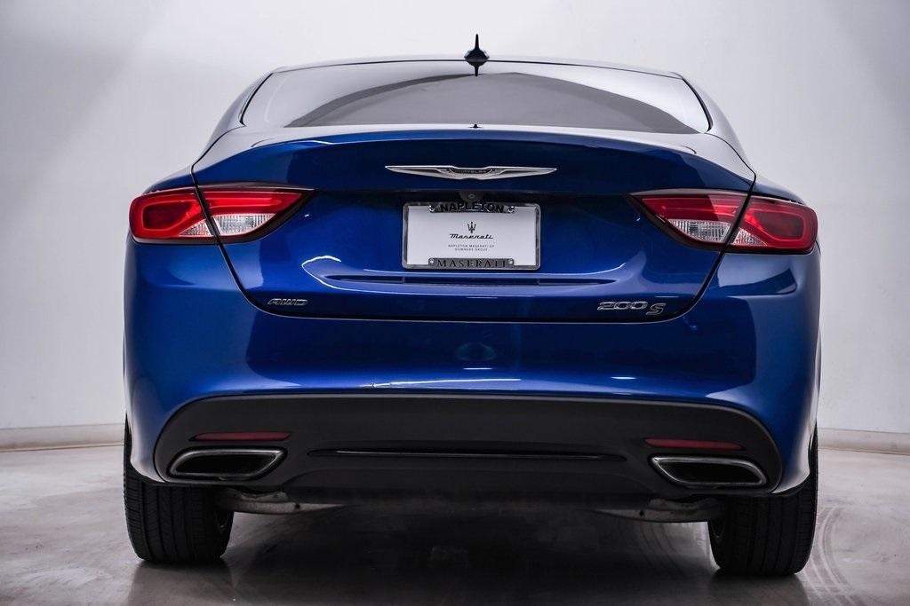 used 2015 Chrysler 200 car, priced at $7,800
