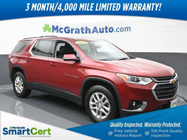 used 2020 Chevrolet Traverse car, priced at $20,000