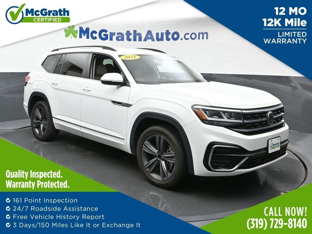 used 2021 Volkswagen Atlas car, priced at $22,000