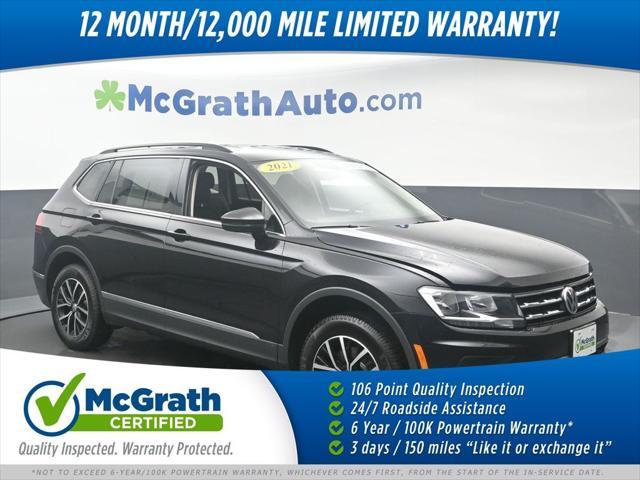 used 2021 Volkswagen Tiguan car, priced at $18,997