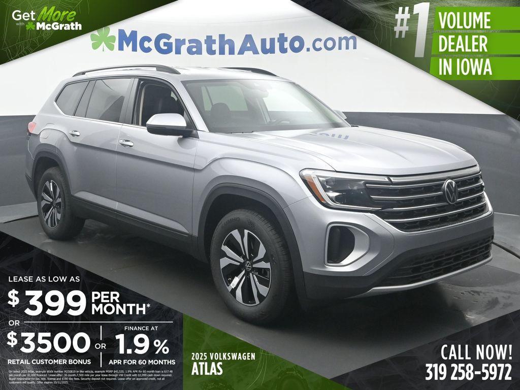 new 2025 Volkswagen Atlas car, priced at $36,006