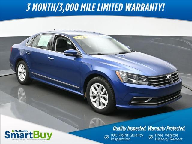 used 2016 Volkswagen Passat car, priced at $12,500