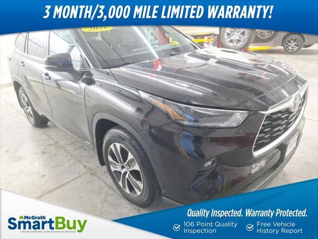 used 2021 Toyota Highlander Hybrid car, priced at $30,000