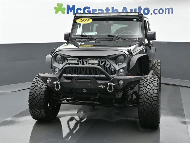 used 2015 Jeep Wrangler Unlimited car, priced at $20,588