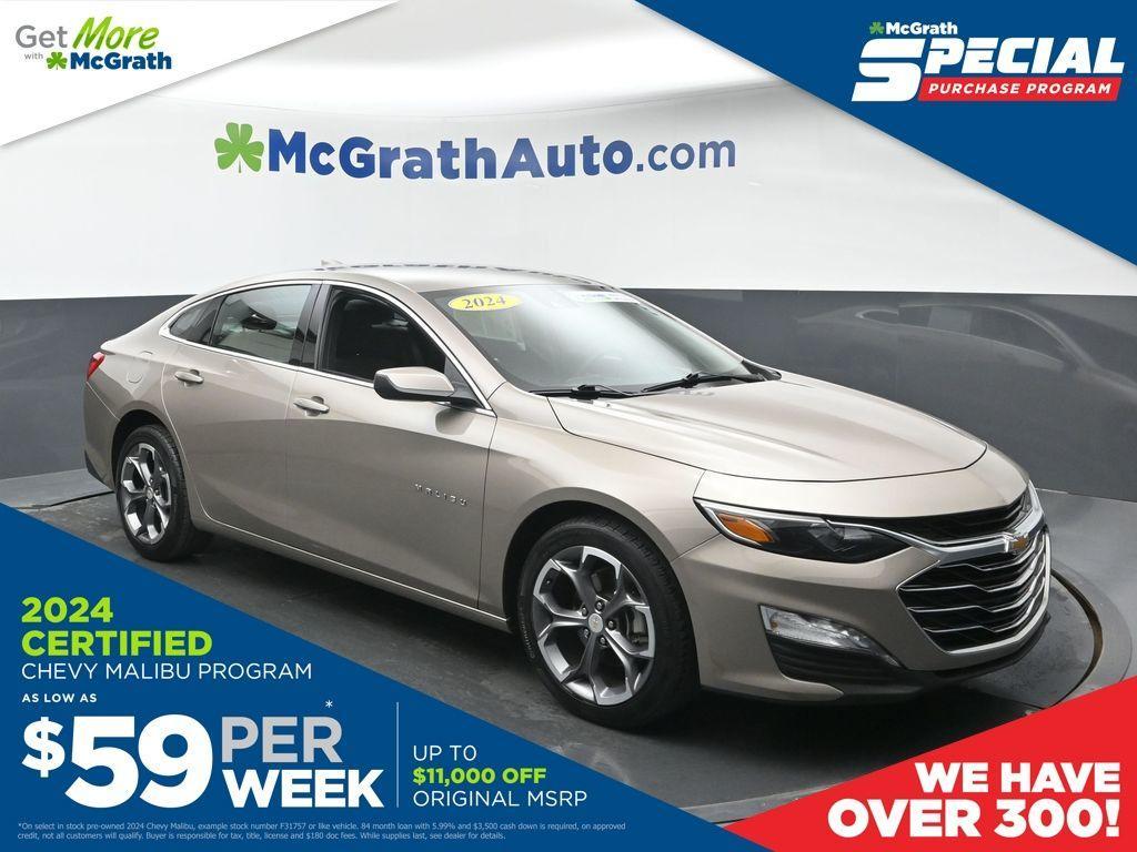 used 2024 Chevrolet Malibu car, priced at $19,650