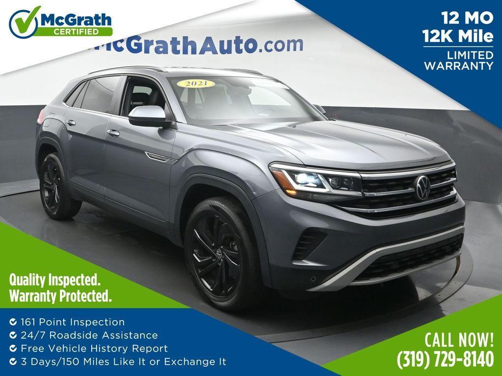 used 2021 Volkswagen Atlas Cross Sport car, priced at $23,406