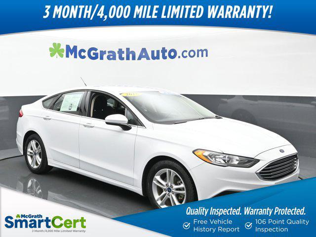 used 2018 Ford Fusion car, priced at $16,335