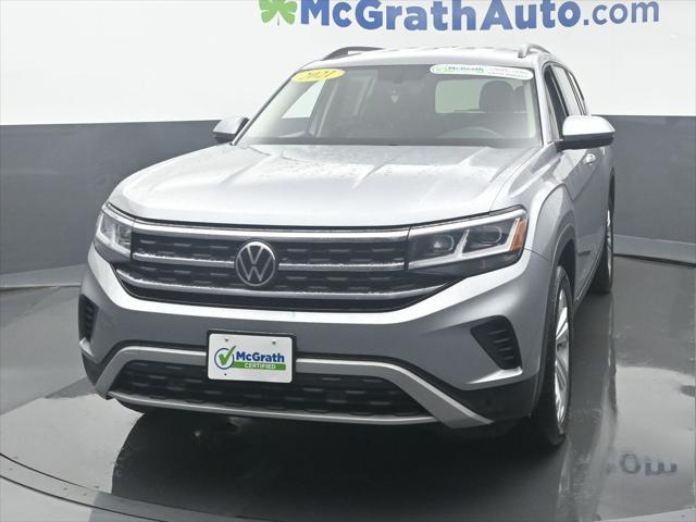 used 2021 Volkswagen Atlas car, priced at $25,000