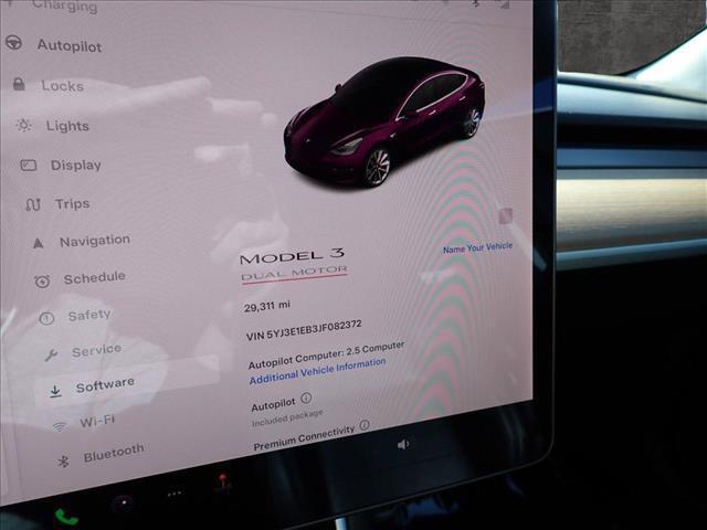 used 2018 Tesla Model 3 car, priced at $27,998