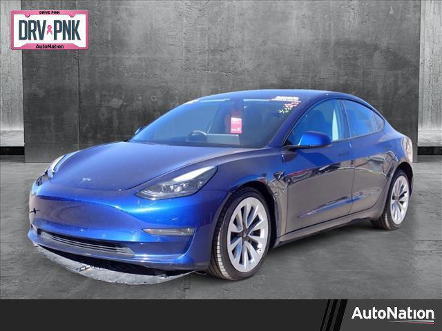 used 2022 Tesla Model 3 car, priced at $21,798