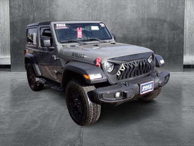 used 2021 Jeep Wrangler car, priced at $25,998