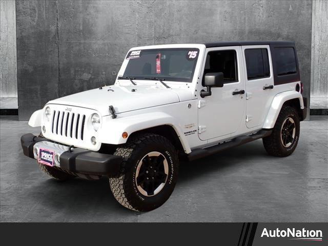 used 2015 Jeep Wrangler Unlimited car, priced at $21,598