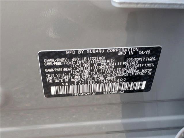 new 2025 Subaru Forester car, priced at $35,908