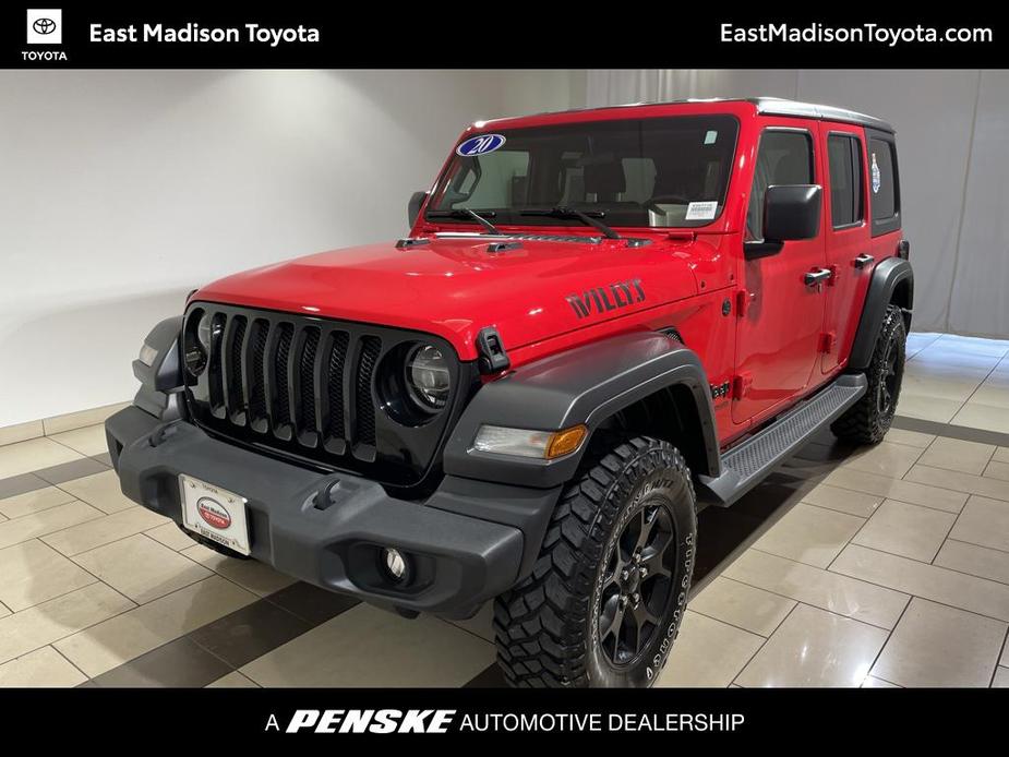 used 2020 Jeep Wrangler Unlimited car, priced at $30,377