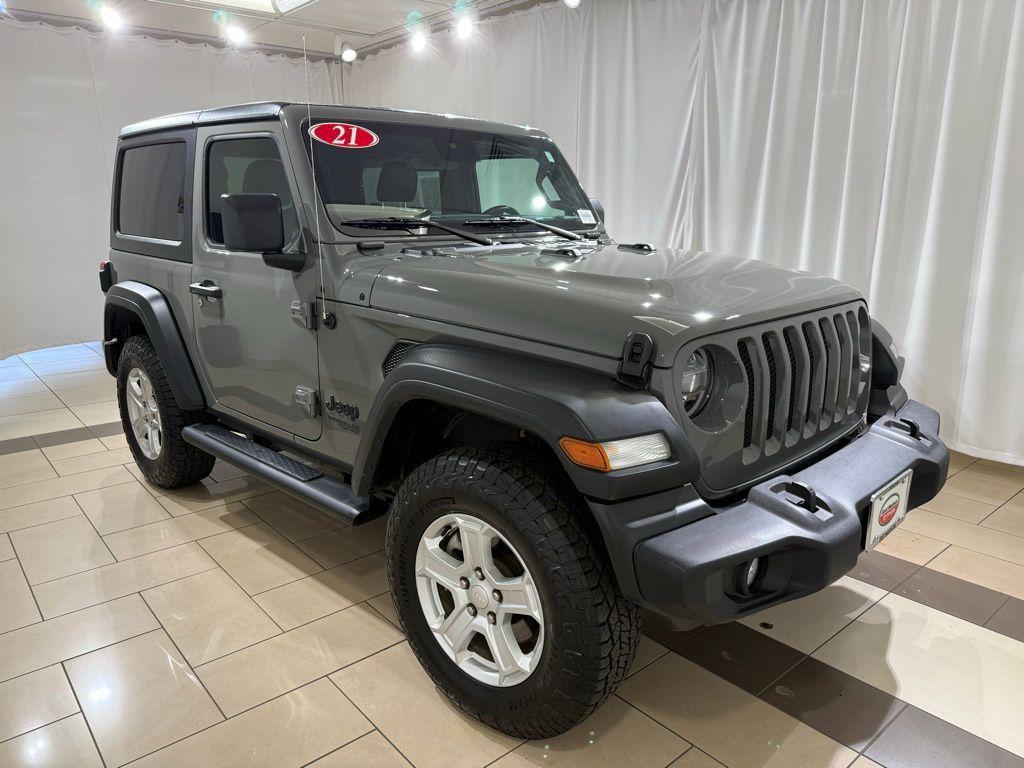 used 2021 Jeep Wrangler car, priced at $23,993